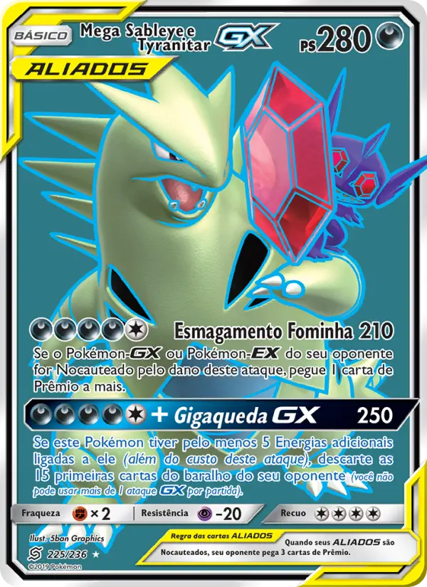 Mega Sableye & Tyranitar GX