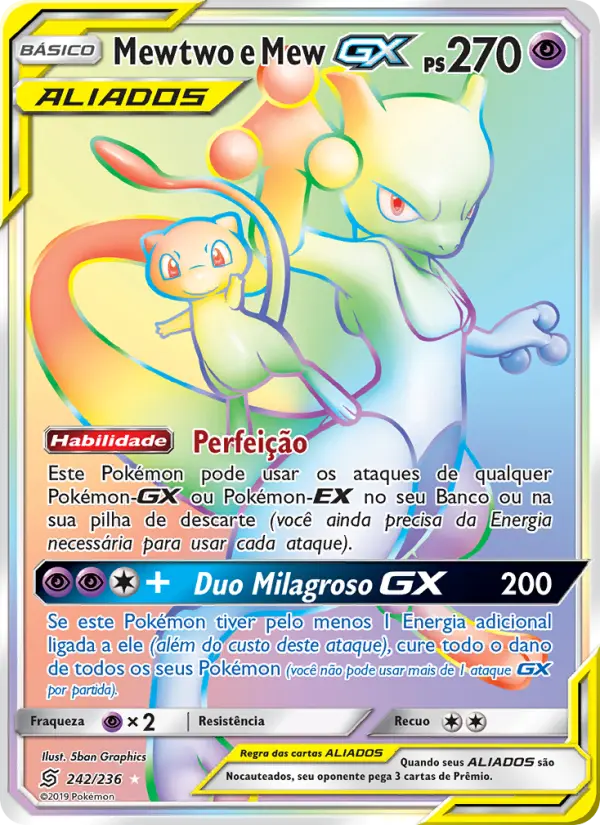 Mewtwo & Mew GX