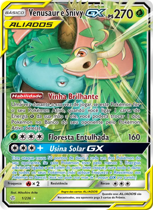 Venusaur & Snivy GX