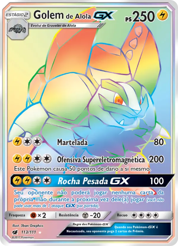 Alolan Golem GX