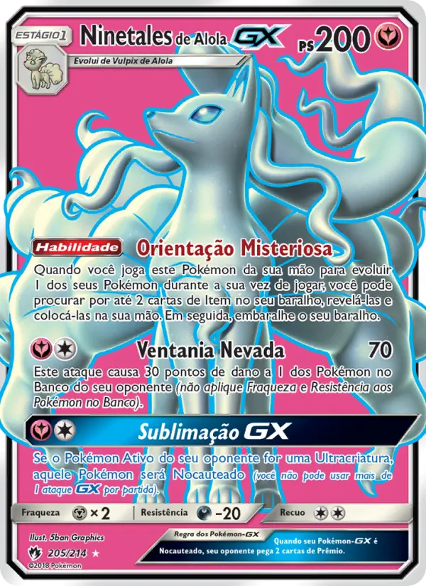 Alolan Ninetales GX