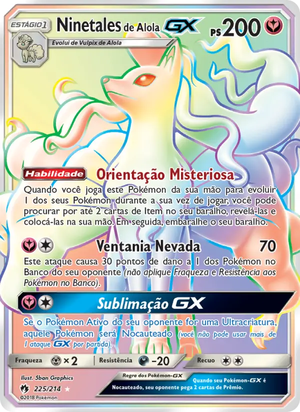 Alolan Ninetales GX