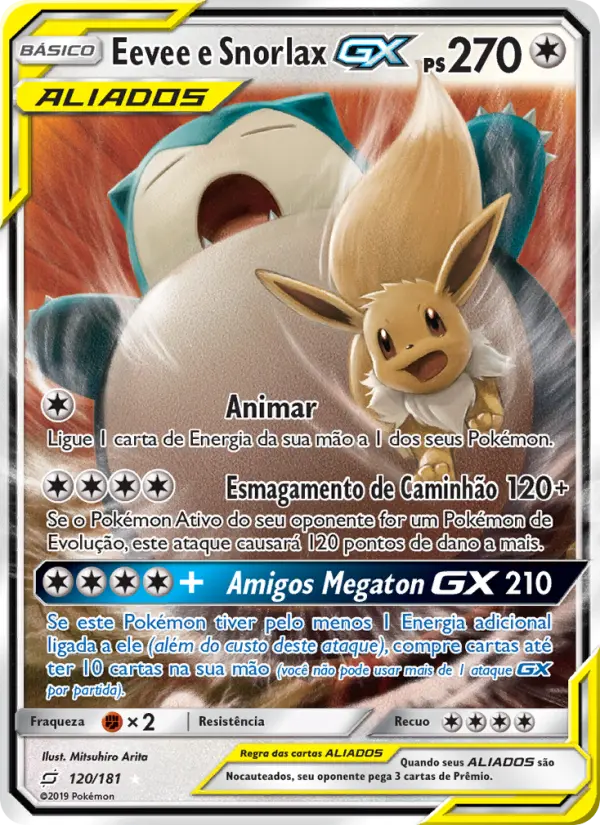 Eevee & Snorlax GX