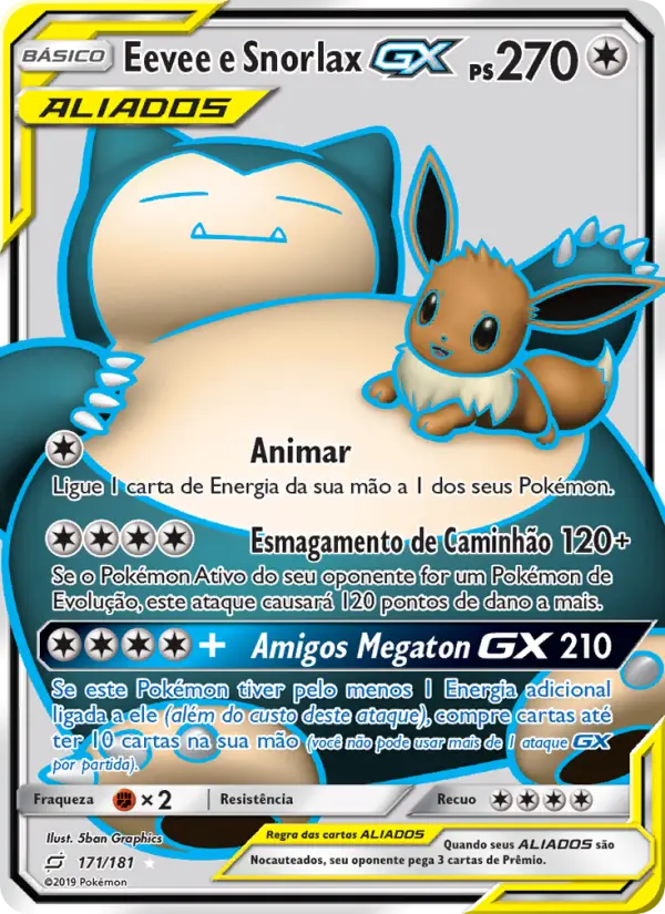 Eevee & Snorlax GX