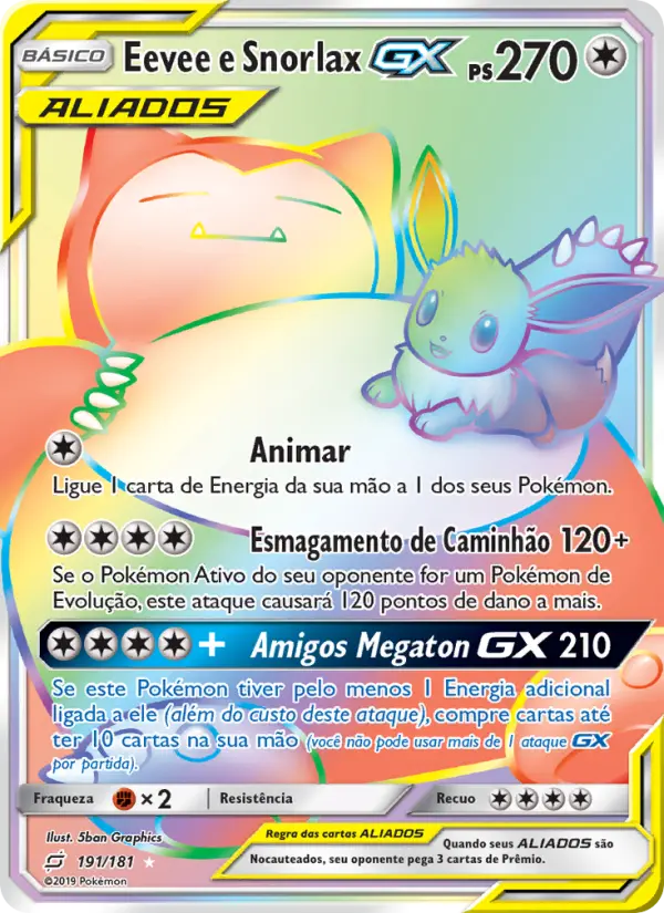 Eevee & Snorlax GX