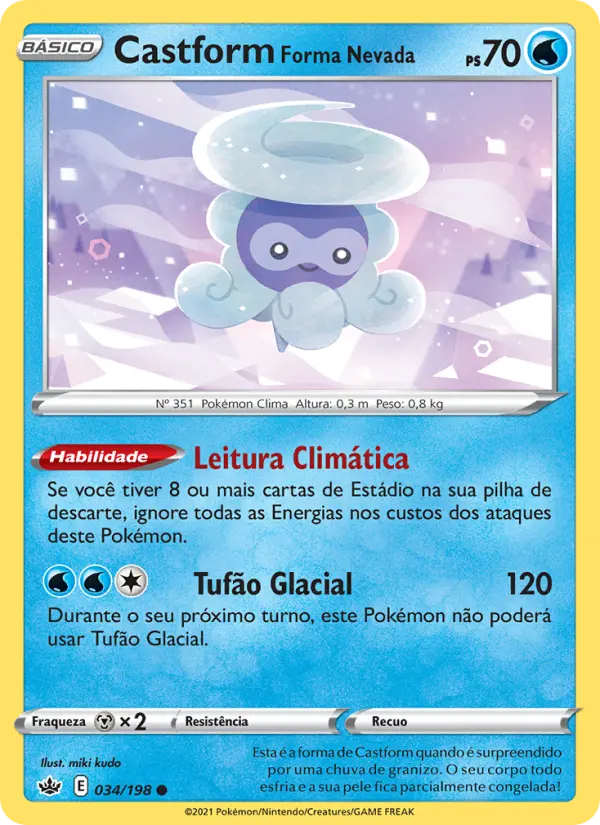 Castform Snowy Form